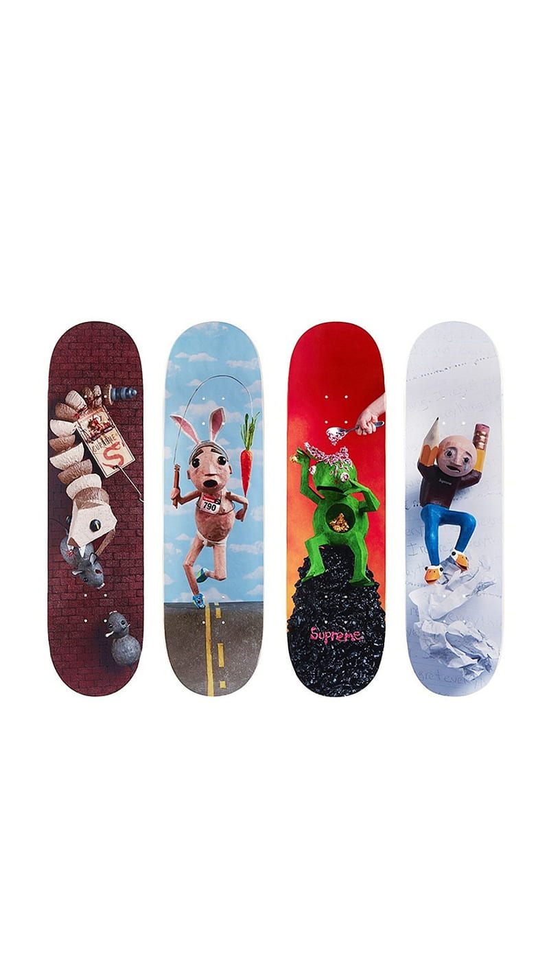 Supreme Mike Hill, 2d, chill, mike hill, skateboard, skating, supreme  skateboard, HD phone wallpaper