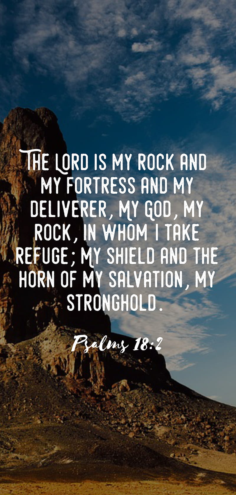 Psalms 18 2, attitude, bible, inspiration, psalms, quote, quotes, scripture, scriptures, verses, words, HD phone wallpaper