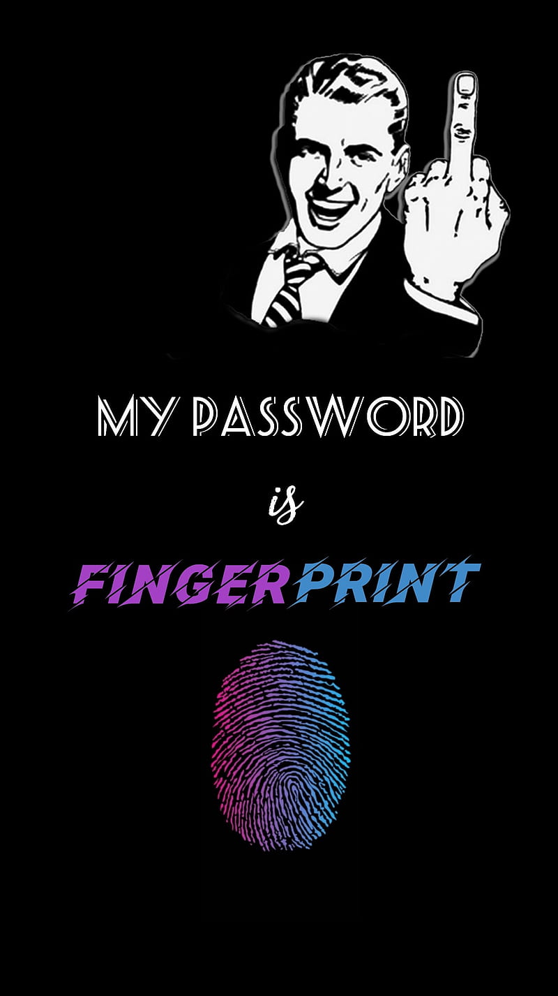 Finger print, lock, locked, screen, security, HD phone wallpaper