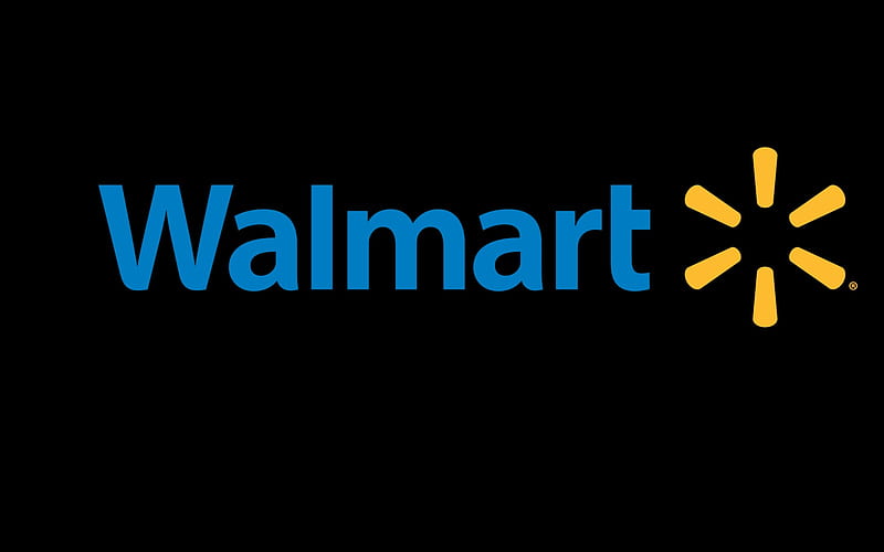 Wal-Mart Logo, , food, smiley, black, anything, wal-mart, walmart, weird, logo, people, store, priceless, cheap, HD wallpaper