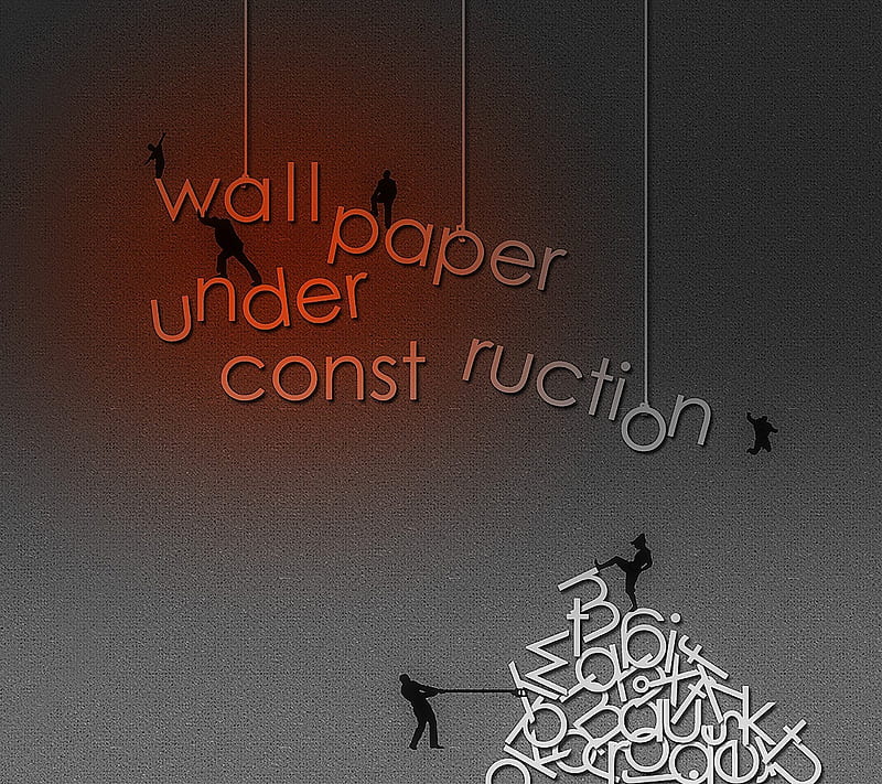 Under Costruction, construction, funny, joke, letters, red work, HD  wallpaper | Peakpx