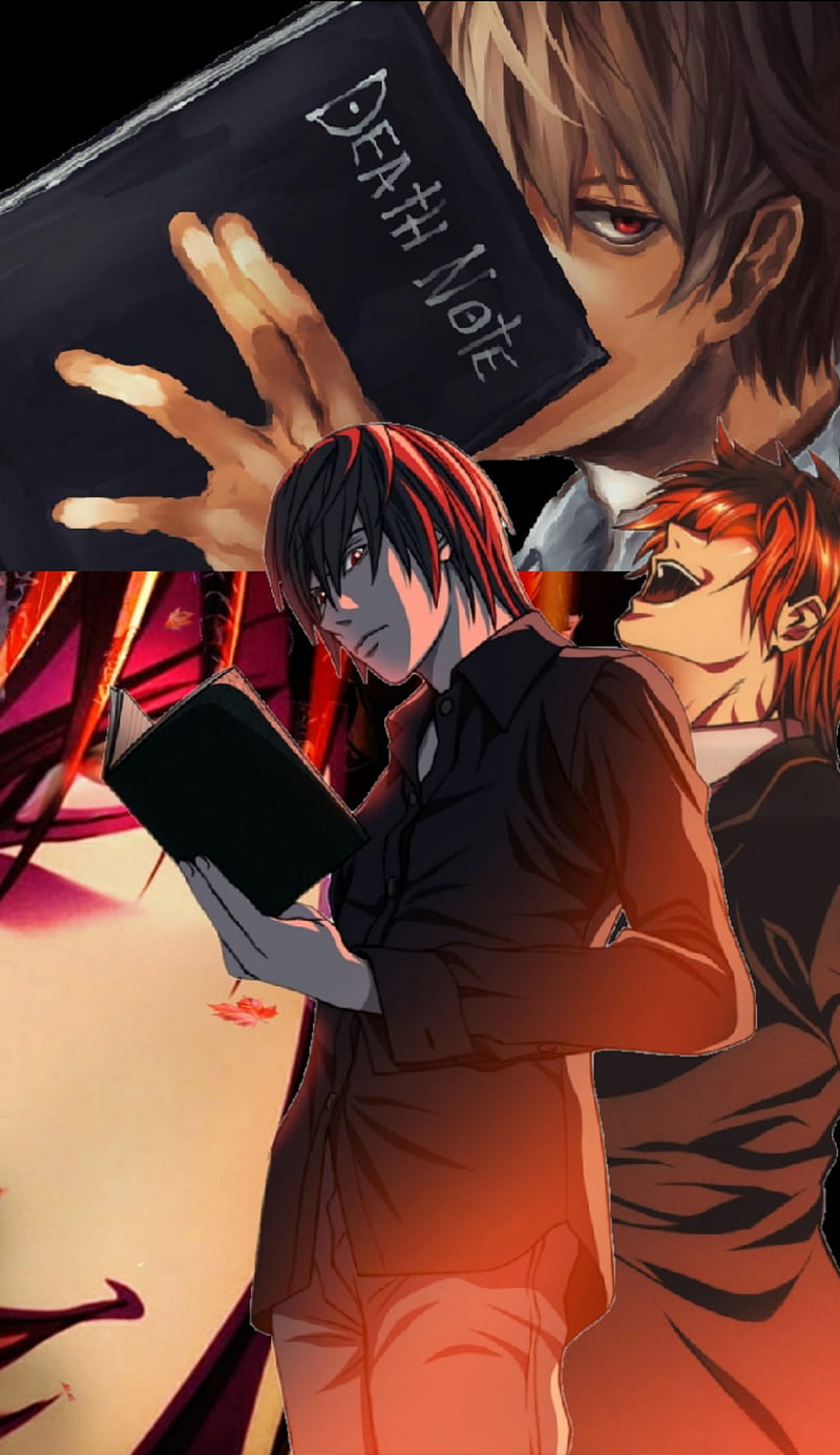 Kira with Deathnote book Wallpaper Download