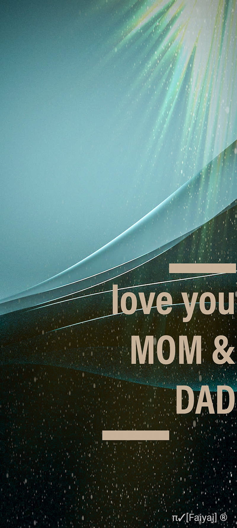 MOM DAD, family, love dad, love mom, HD phone wallpaper