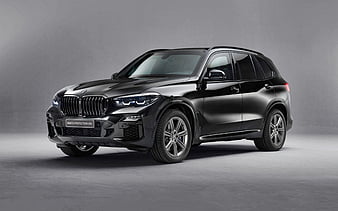 BMW X5 Protection VR6, 2020, Armored SUV, black SUV, armored X5, tuning X5, German cars, BMW, HD wallpaper