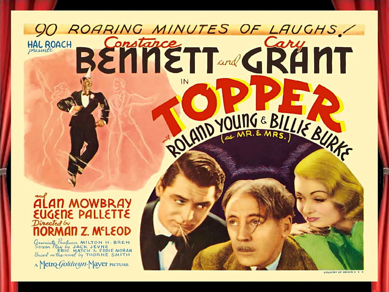 Topper02, posters, comedy, classic movies, Topper, HD wallpaper