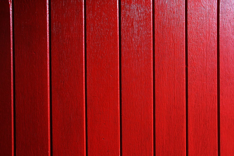 Red Wooden Surface, HD wallpaper