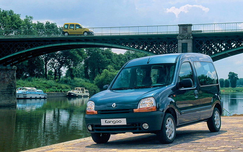 Renault Kangoo, minivans, 2003 cars, cargo transport, LKW, 2003 Renault Kangoo, french cars, Renault, HD wallpaper