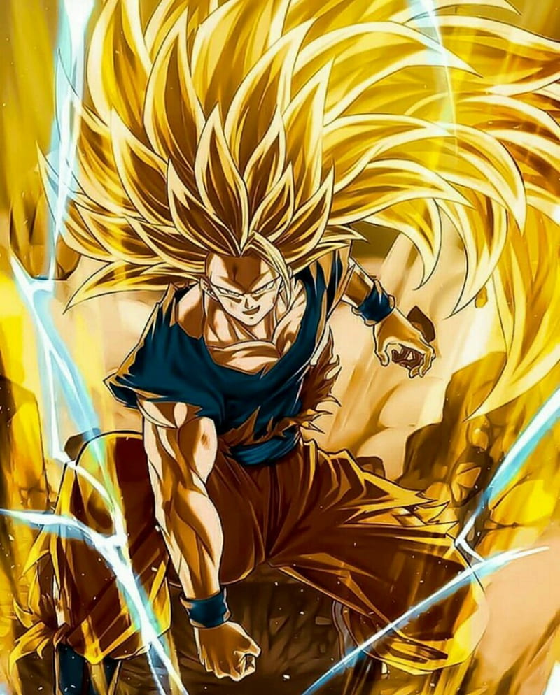 Super sayian 3, dbs, super sayian, HD phone wallpaper | Peakpx