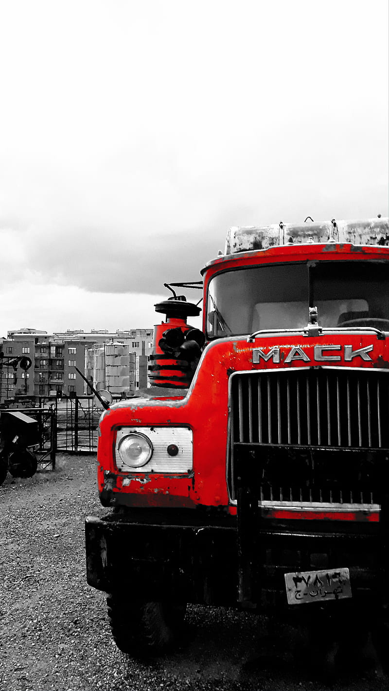 Camión viejo, borujerd, coche, carros, irán, rojo, la carretera, camiones,  Fondo de pantalla de teléfono HD | Peakpx