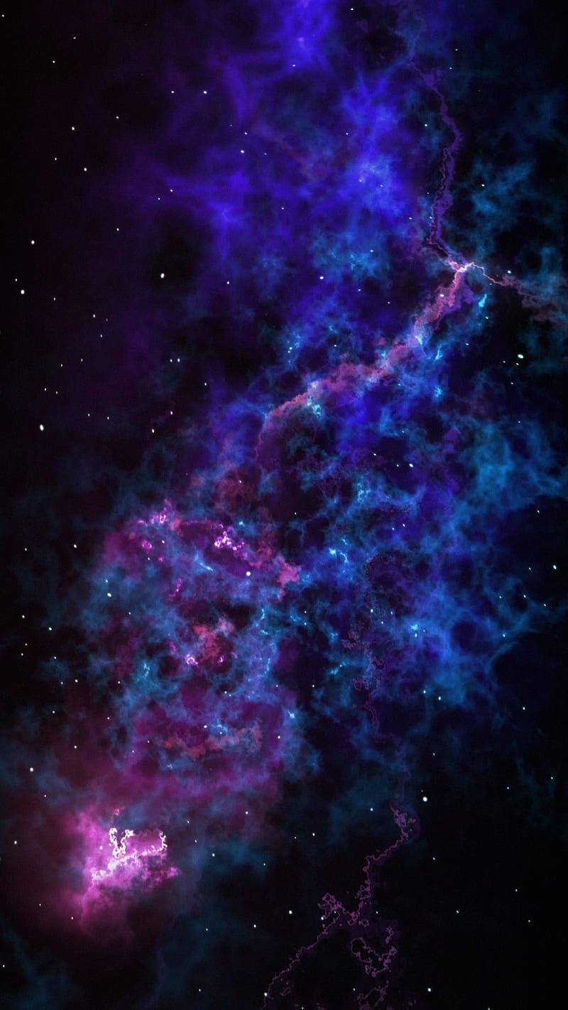 dark nebula, cloud, cosmic, cosmos, galaxy, sci fi, scifi, space, stars, universe, HD phone wallpaper