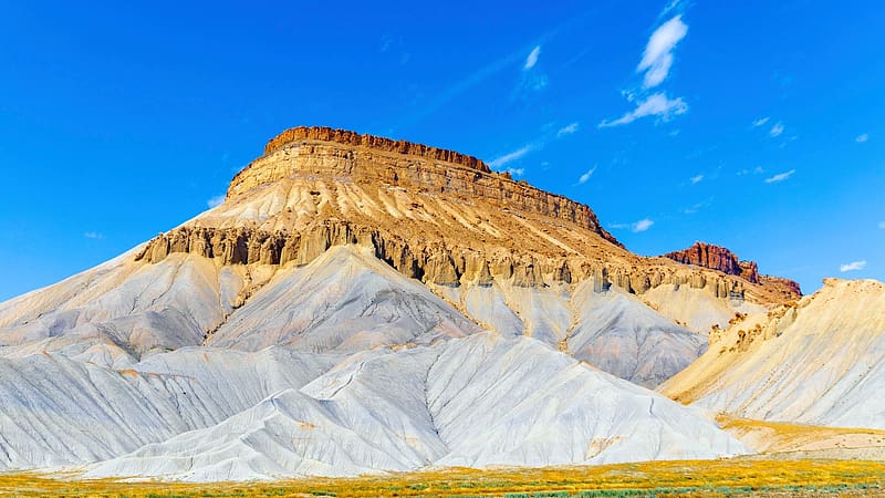 Mt Garfield - Grand Junction, Colorado, usa, landscape, dunes, rocks, HD wallpaper