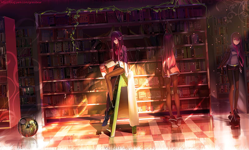 Steins Gate Makise Kurisu, anime-girl, anime, artist, artwork, digital-art, HD wallpaper