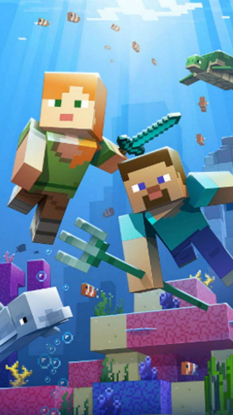 Minecraft Theme Hd Phone Wallpaper Peakpx