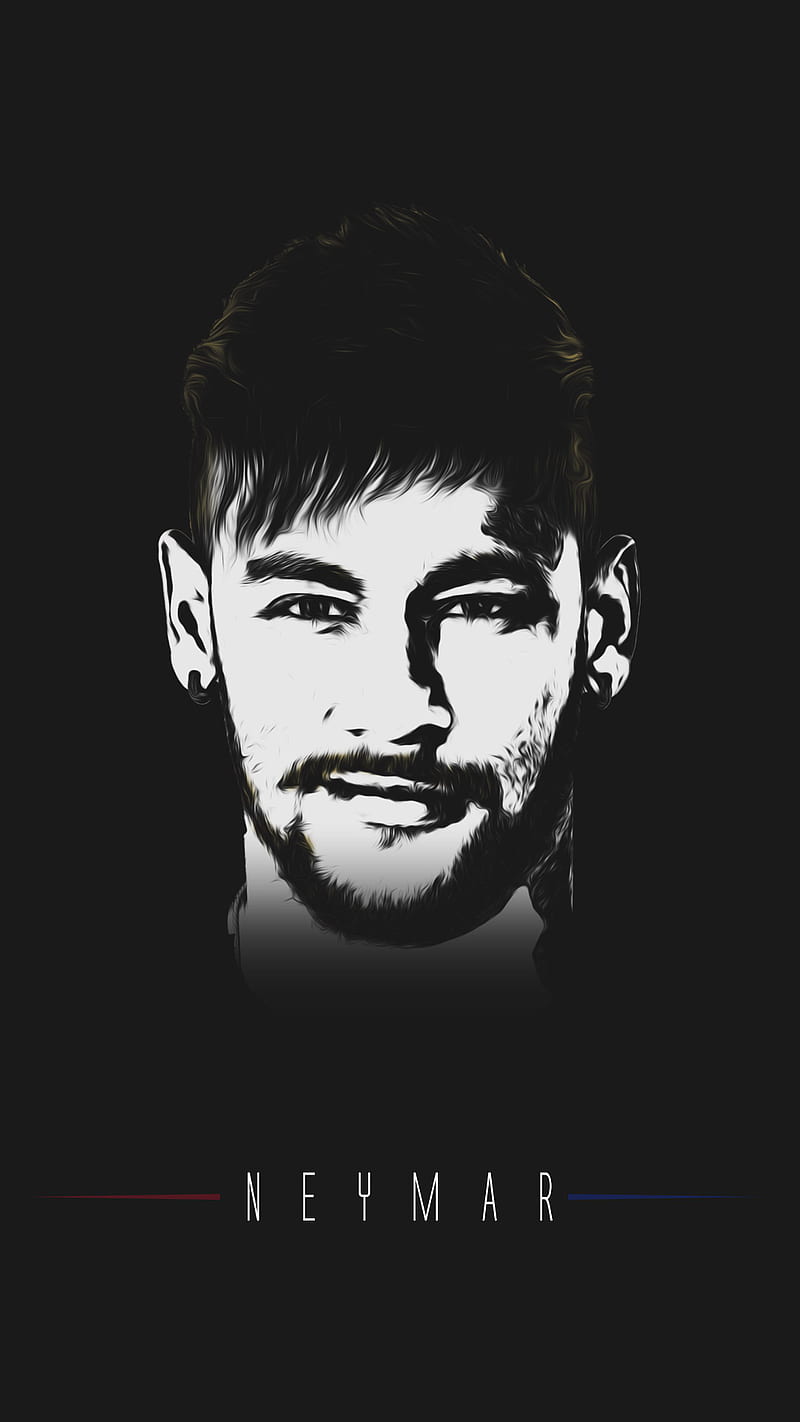Neymar Jr Art, brazil, football, HD phone wallpaper