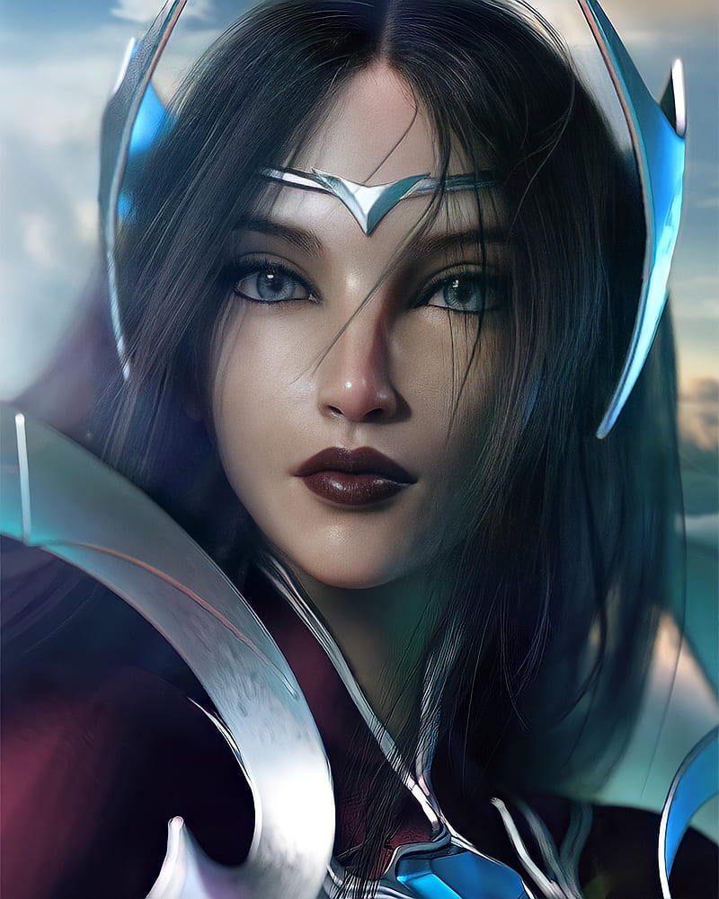Irelia, anime, drawing, game, games, girl, league of legends,  leagueoflegends, HD phone wallpaper