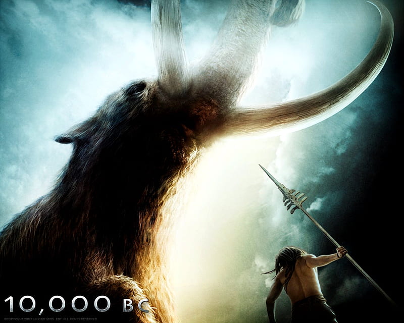 10,000 BC, epic, movie, warner brother, roland emmerich, 10 000 bevor christ, adventure, HD wallpaper