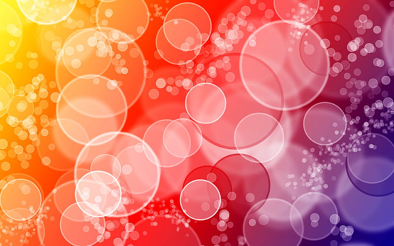 colorful abstract glare artwork, creative, abstract bubbles, abstract backgrounds, bubbles patterns, background with bubbles, HD wallpaper
