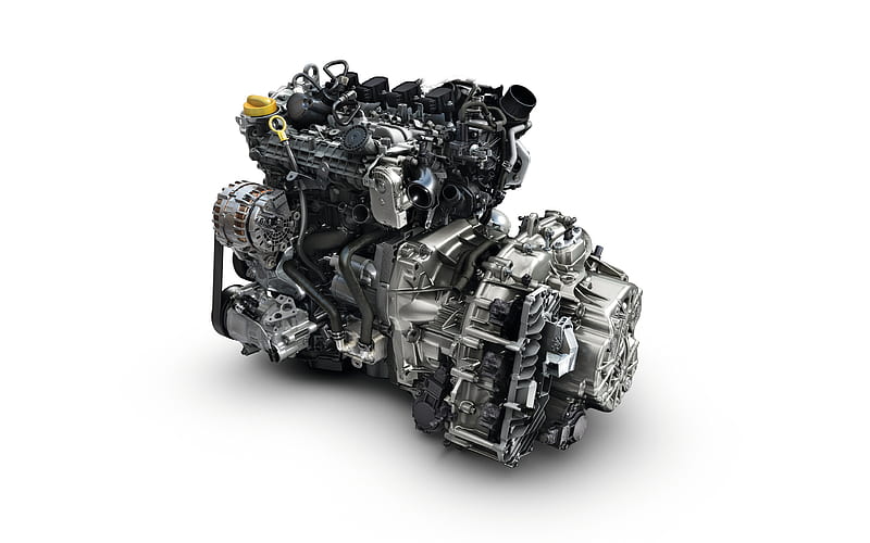 modern engine, Renault, car parts, generator, gearbox car engine, HD wallpaper