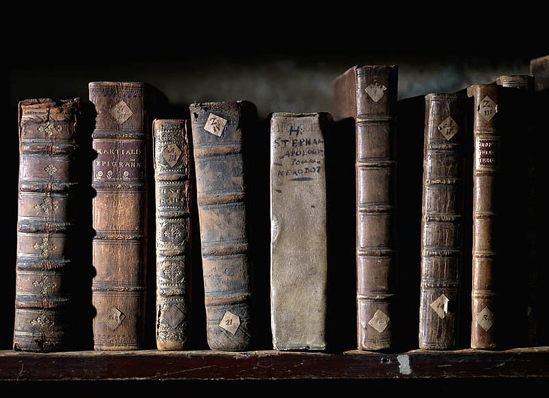 books, cool, abstract, old, HD wallpaper
