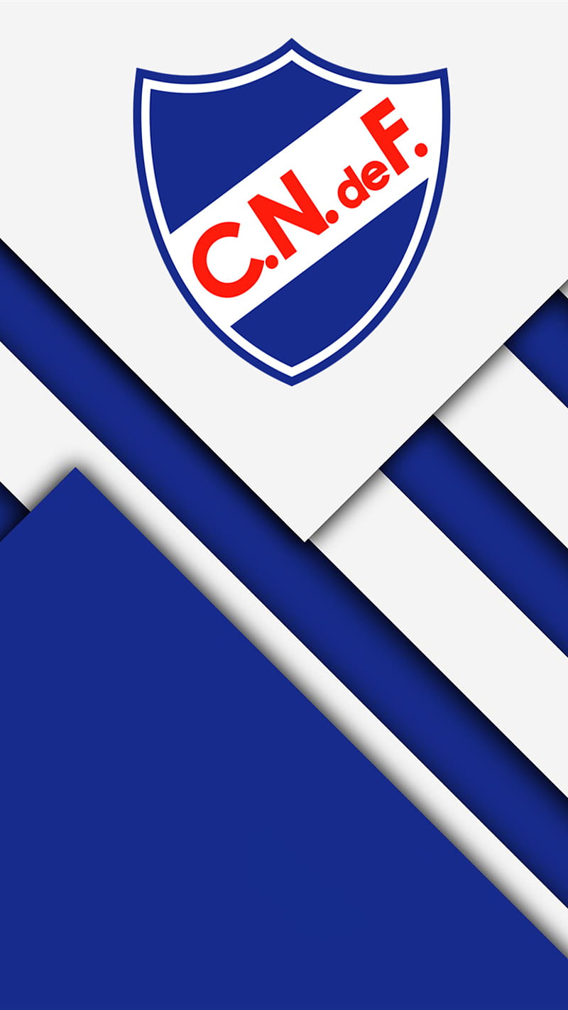 Club Nacional de Football Uruguayan football club, silk texture, logo,  emblem, HD wallpaper