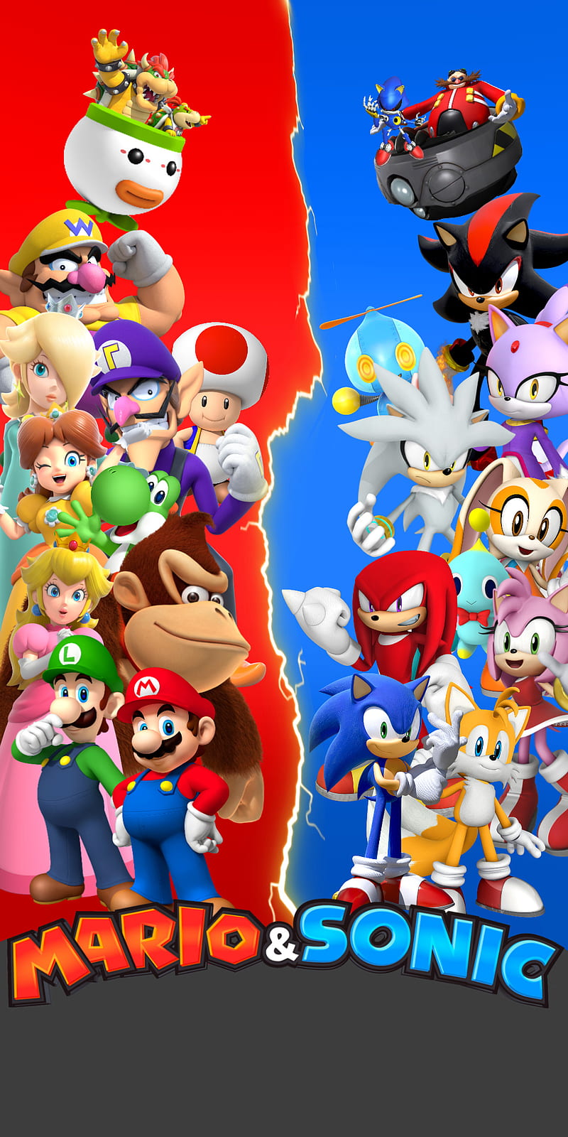 Super Sonic And Super Mario Games
