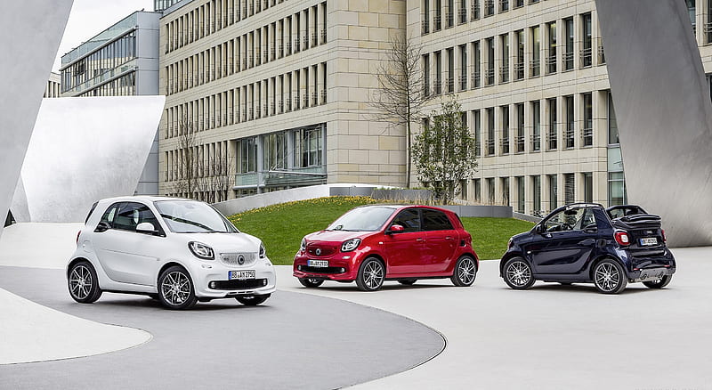 2017 Smart ForTwo Coupe BRABUS and Smart BRABUS Family , car, HD wallpaper