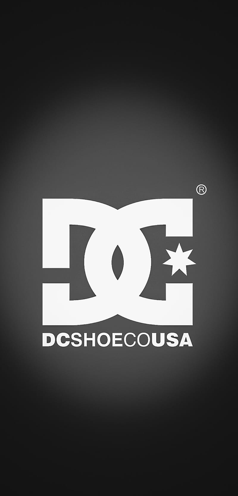 DC Dark Gradient, dc shoes, skate, black, logo, HD phone wallpaper