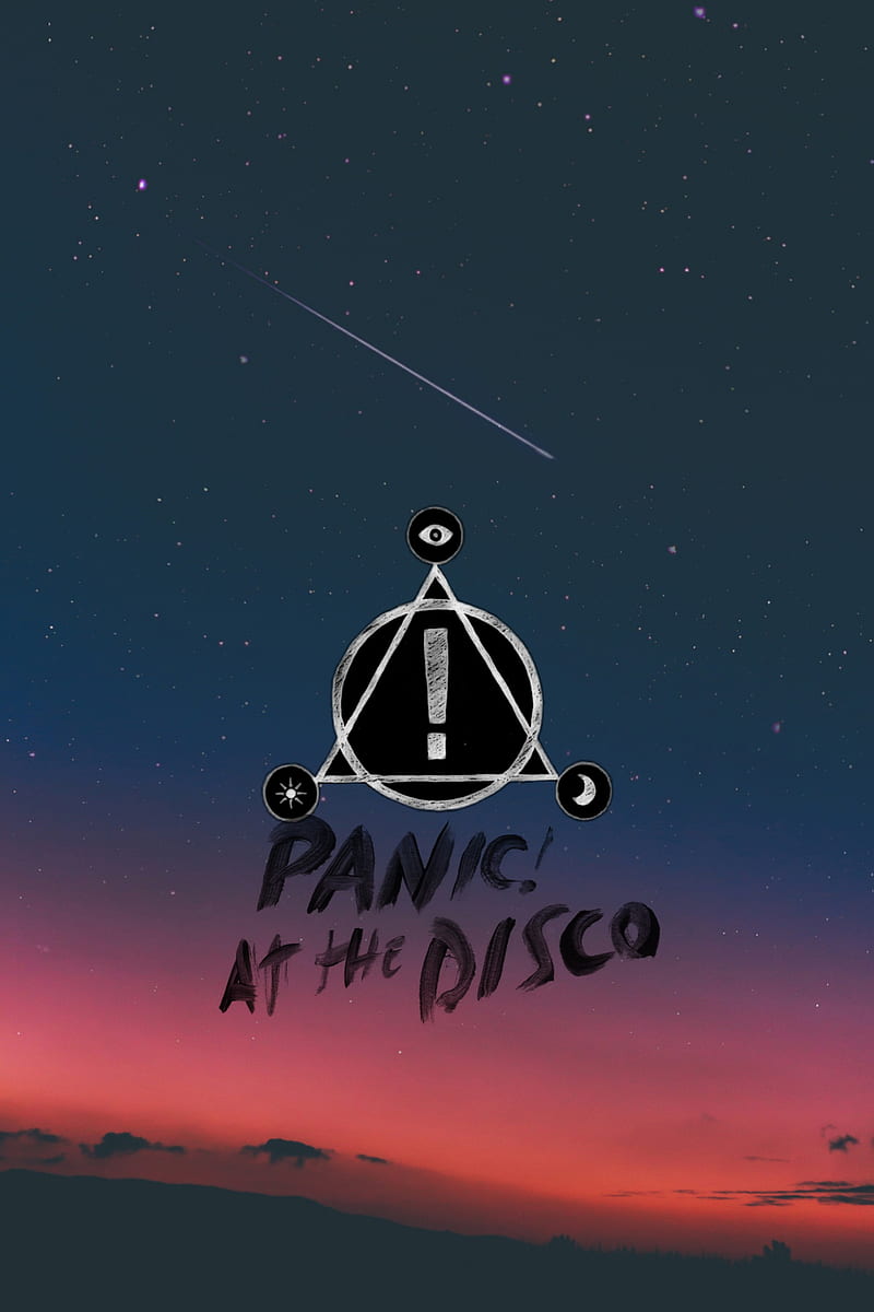 Panic At The Disco, aesthetic, band, blue, brendon, clouds, featured, purple, HD phone wallpaper