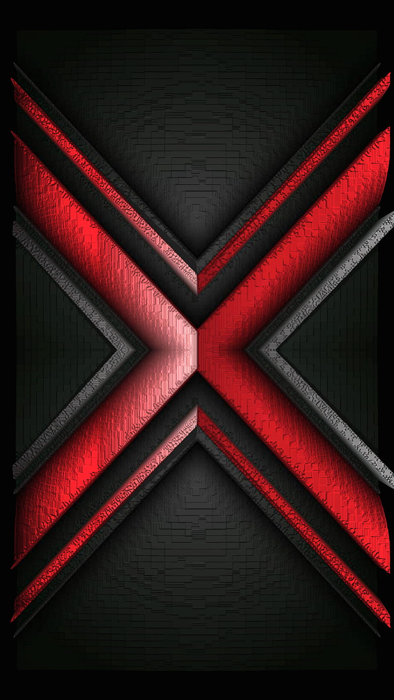 Hffjhtgguh, abstract, black, iphone, new, pattern, red, samsung, texture, triangles, HD phone wallpaper