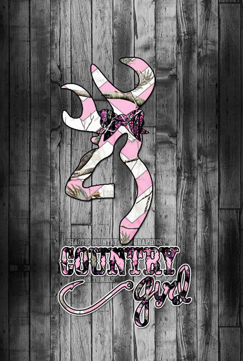 Country girl, buck doe, camo, HD phone wallpaper