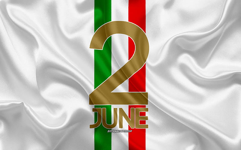 Republic Day, Italy, 2 June, Festa della Repubblica, Italian national holiday, silk flag, silk texture, flag of Italy, Italian National Day, HD wallpaper