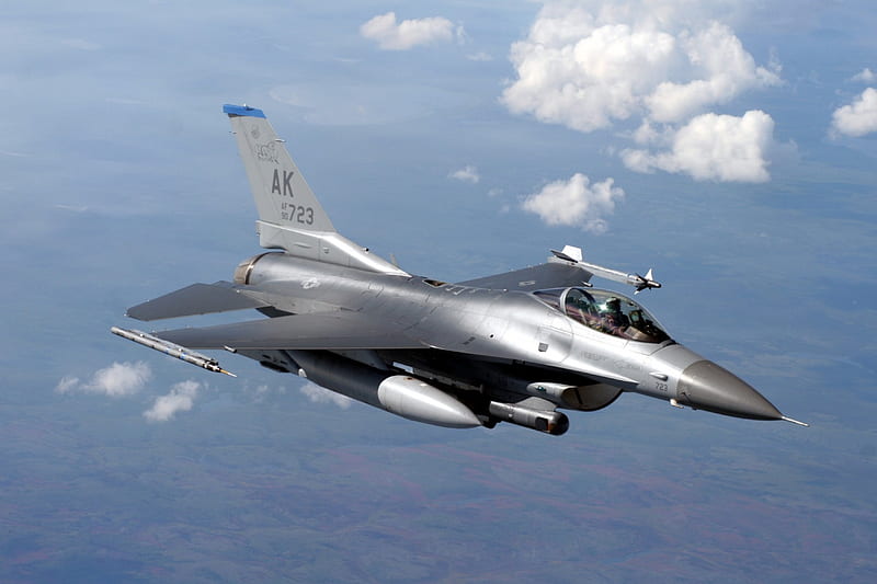 F-16C Fighting Falcon, fighter, recon, military, jet, wing, fast, HD wallpaper