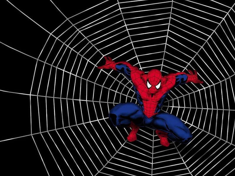 Spiderman webbing, hero, black, climb, win, HD wallpaper