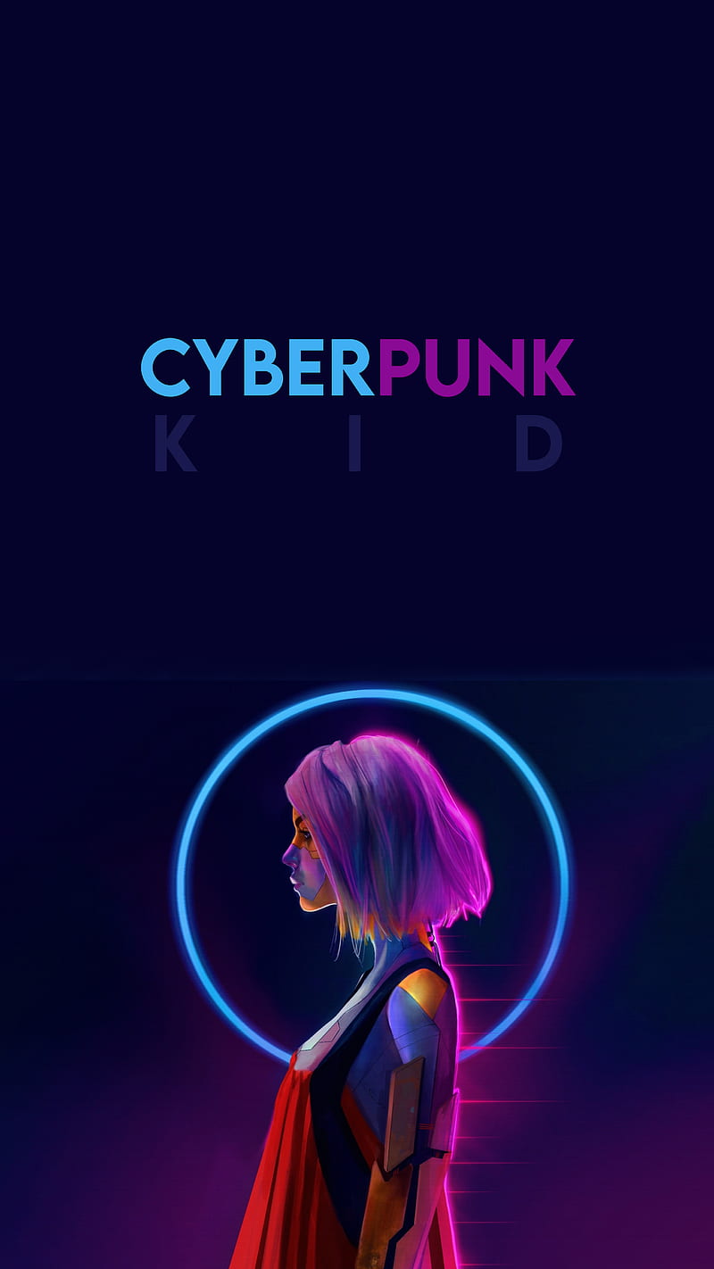 cyber punk , breath, cyberkid, cyberpunk, HD phone wallpaper
