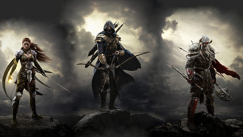 Elder Scrolls Online Warrior, the-elder-scrolls, games, pc-games, xbox-games, ps-games, HD wallpaper