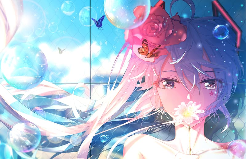 Anime, Vocaloid, Hatsune Miku, HD wallpaper | Peakpx