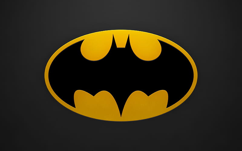 Batman logo superhero, logo, Batman, grunge, HD wallpaper