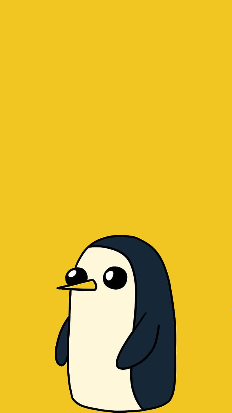 Gunter, adventure, aventura, hora, drawing, time, cute, pinguin, penguin, pinguino, adorable, HD phone wallpaper