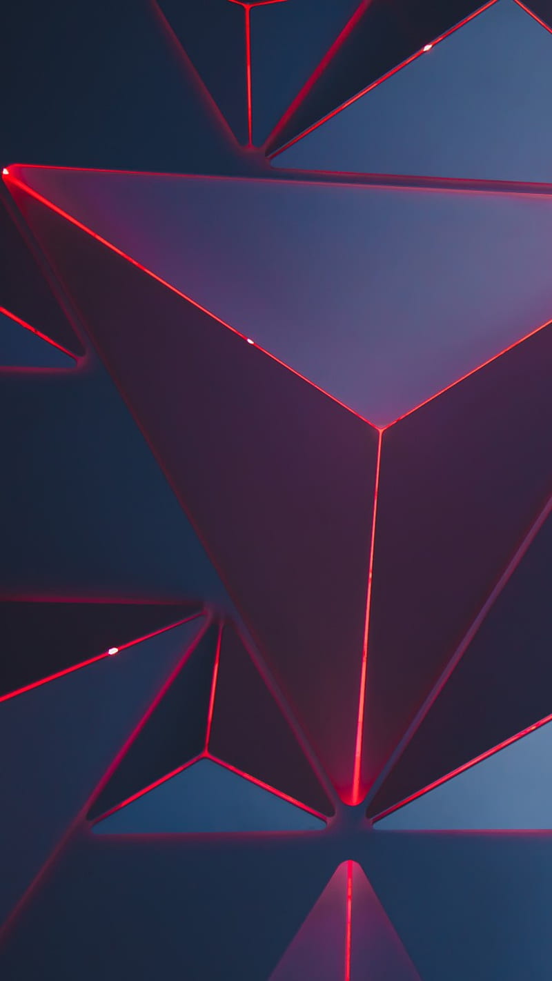 3D Triangles, black, red, themes, pyramids, triangles, house, turkish, edge, pink, stark, HD phone wallpaper