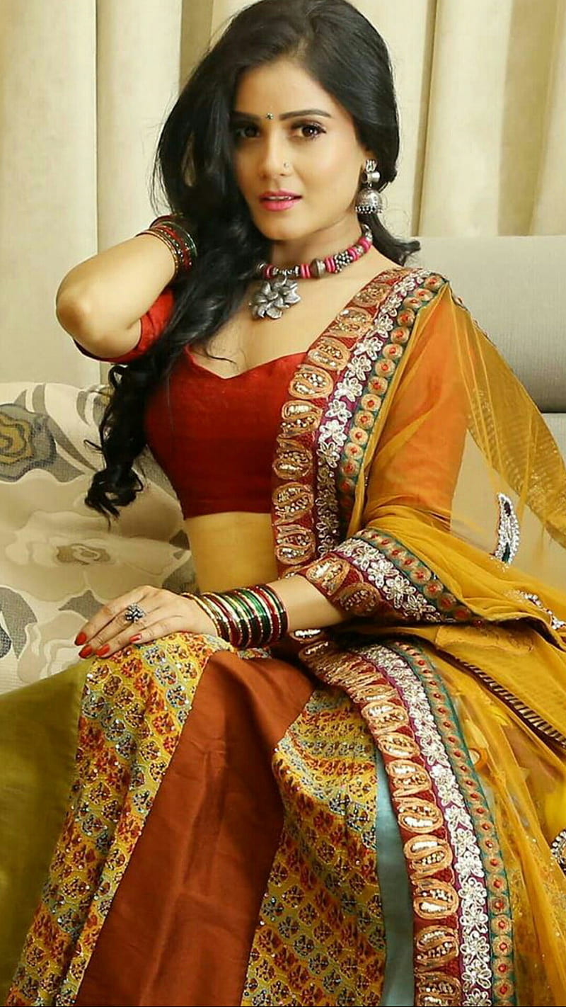 Archana Gupta, actress, bonito, bollywood, desenho, garments, indian, model, HD phone wallpaper