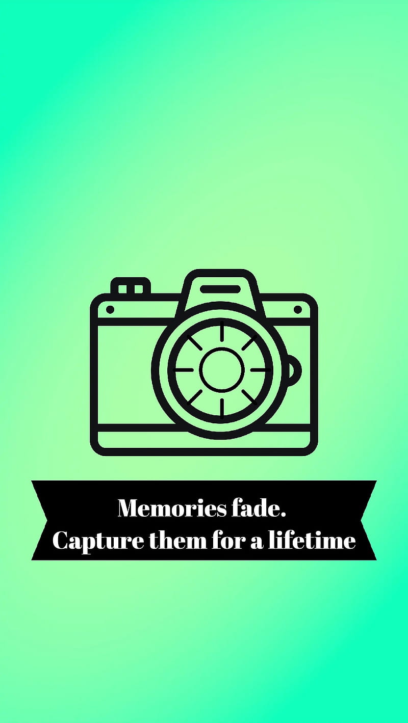 Memories, camera, love, quotes, warning, HD phone wallpaper