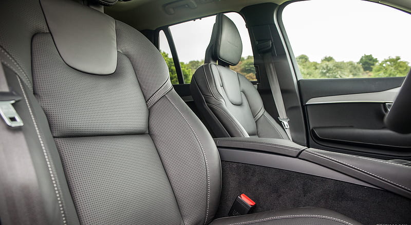2016 Volvo XC90 (UK-Spec) Perforated and Ventilated Nappa Leather Seats, Charcoal - Interior Detail , car, HD wallpaper
