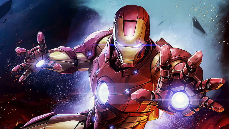 Iron Man Fan Artwork, iron-man, artwork, artist, artstation, superheroes, HD wallpaper