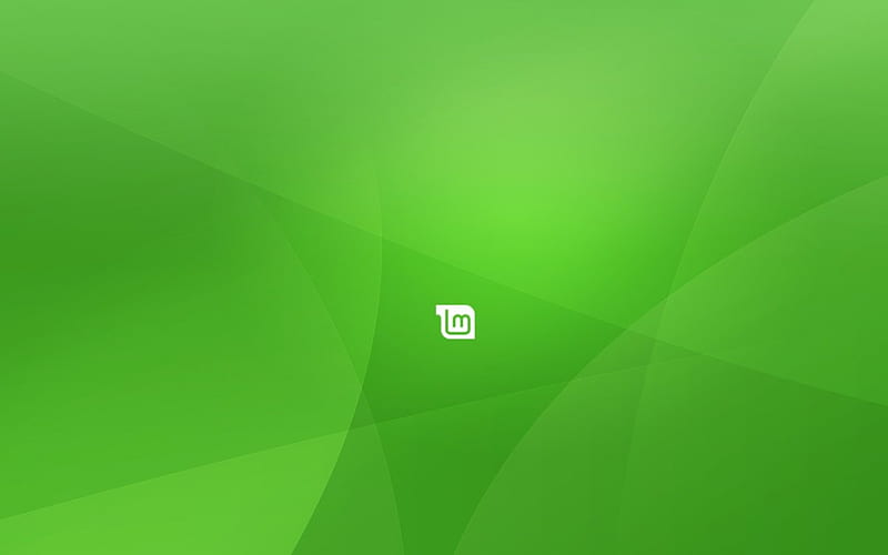 Linux Mint Logo, unix, linux, mint, logo, green, minimal, flat, HD wallpaper