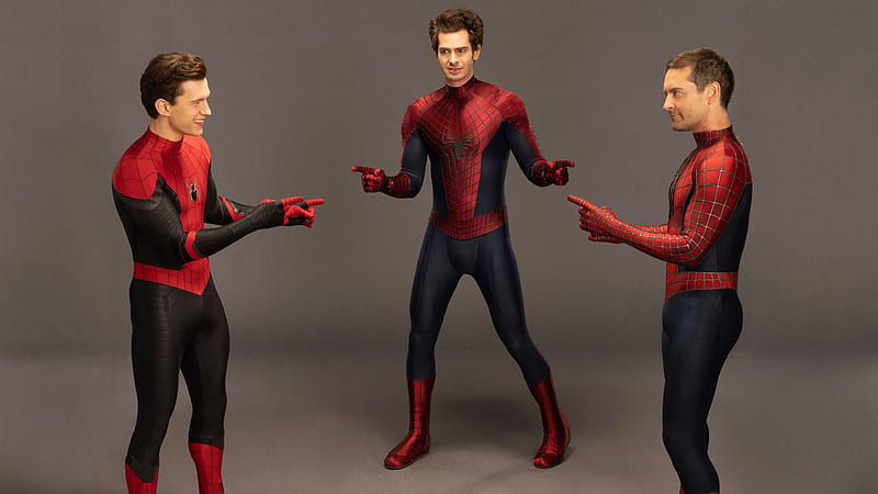 Spider Man, Movie, Peter Parker, Andrew Garfield, Tobey Maguire, Tom Holland, Spider Man: No Way Home, HD wallpaper