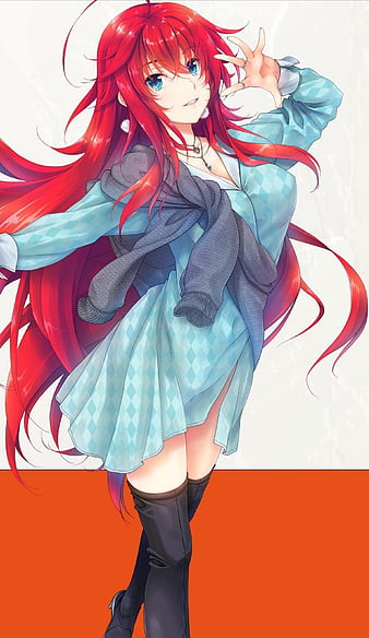 Download Rias Gremory, the alluring High School DxD character Wallpaper