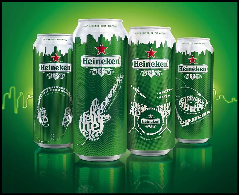 Heineken Beer, alcohol, drink, beer, heineken, HD wallpaper