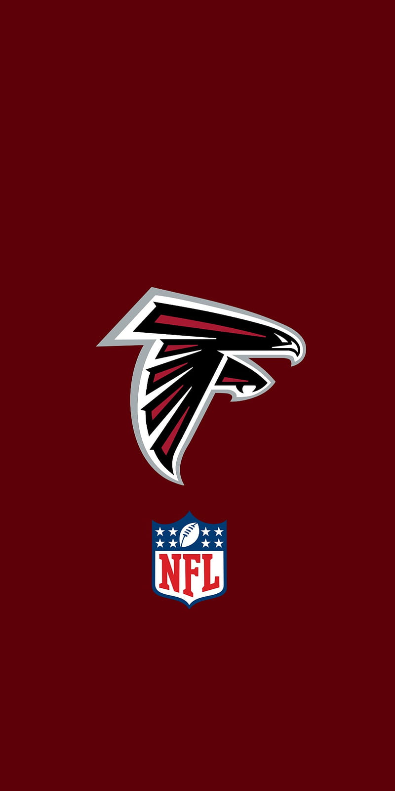 Atlanta Falcons, falcon, football, red, HD phone wallpaper