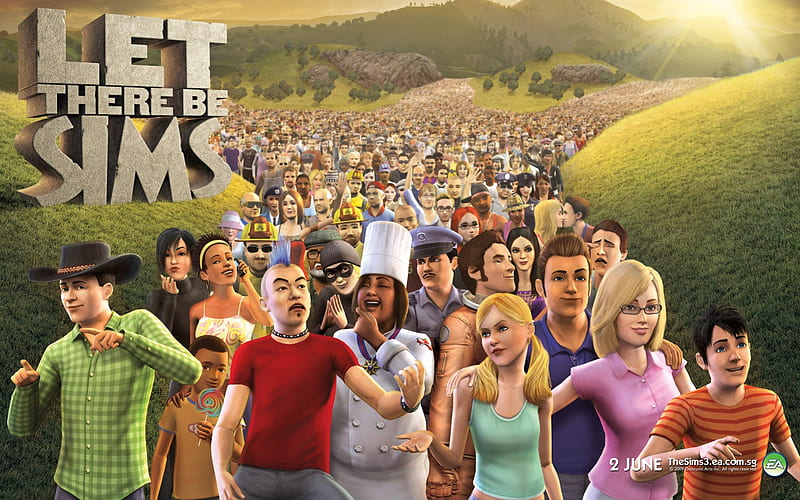 Let There Be Sims - The Sims 3, sims, the sims, the sims 3, HD wallpaper