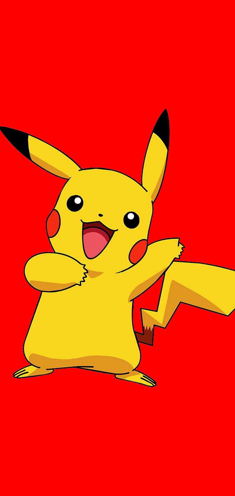 Pikachu , pokemon, pikachu, red, cute, HD phone wallpaper
